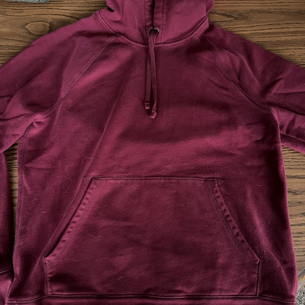 Variety of men’s size Large shirts & fleece pants